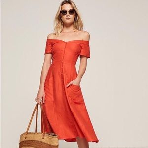 Reformation Mariposa dress NWT size 4P